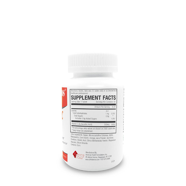 SEDDS® Vitamin C Chewable Tablets 500mg | Immune Booster | Antioxidant Support |